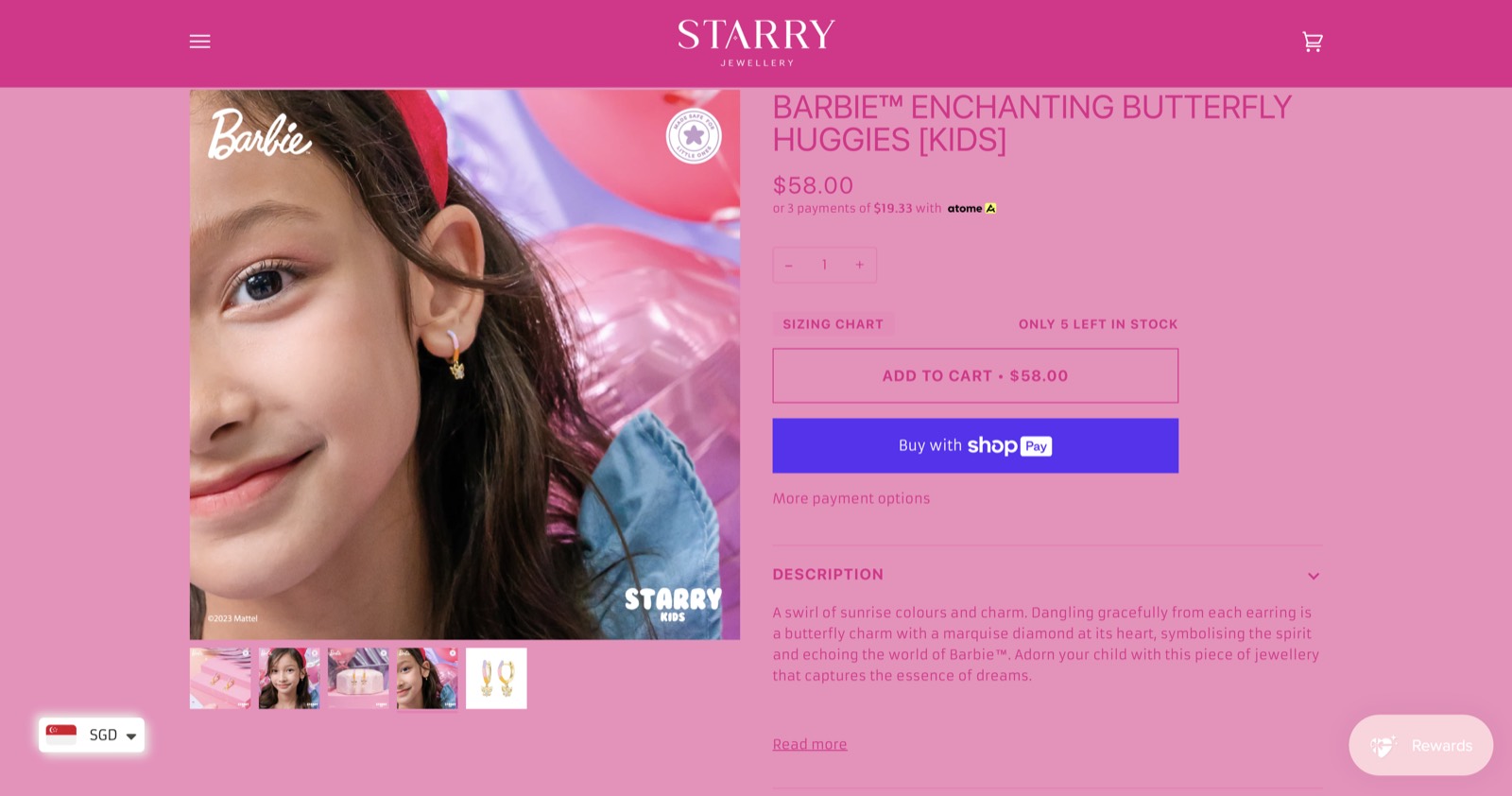 Starry Jewellery × Barbie